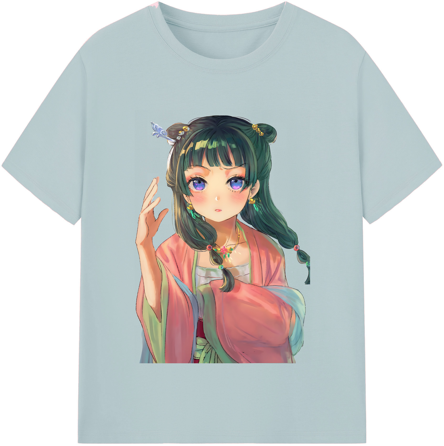 （画像用） 薬屋のひとりごと The Apothecary Diaries 綿100％半袖Tシャツ（フロントプリント）